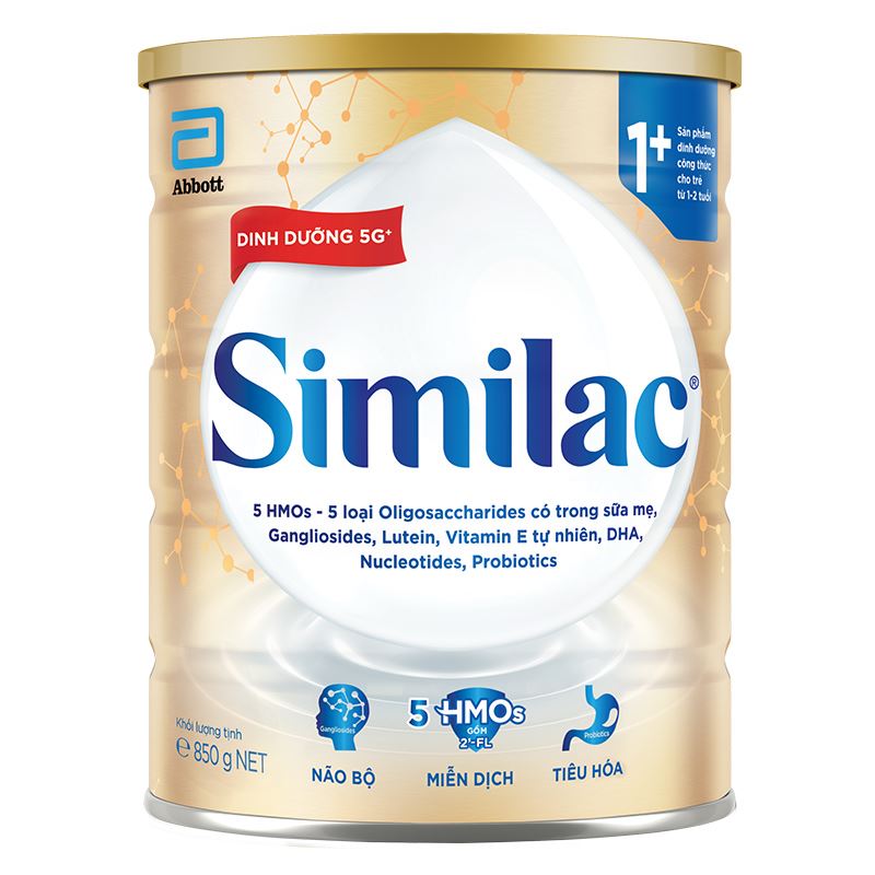 Sữa Bột Similac Dinh Dưỡng 5G 1+ 800G