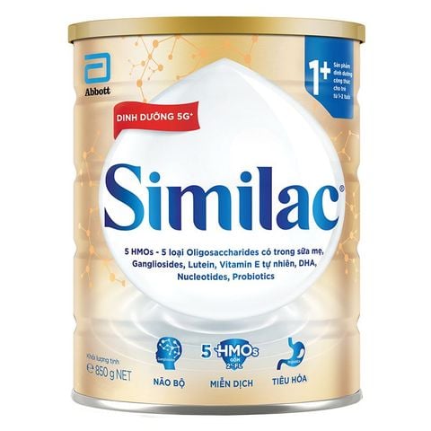 Sữa Bột Similac Dinh Dưỡng 5G 1+ 850G