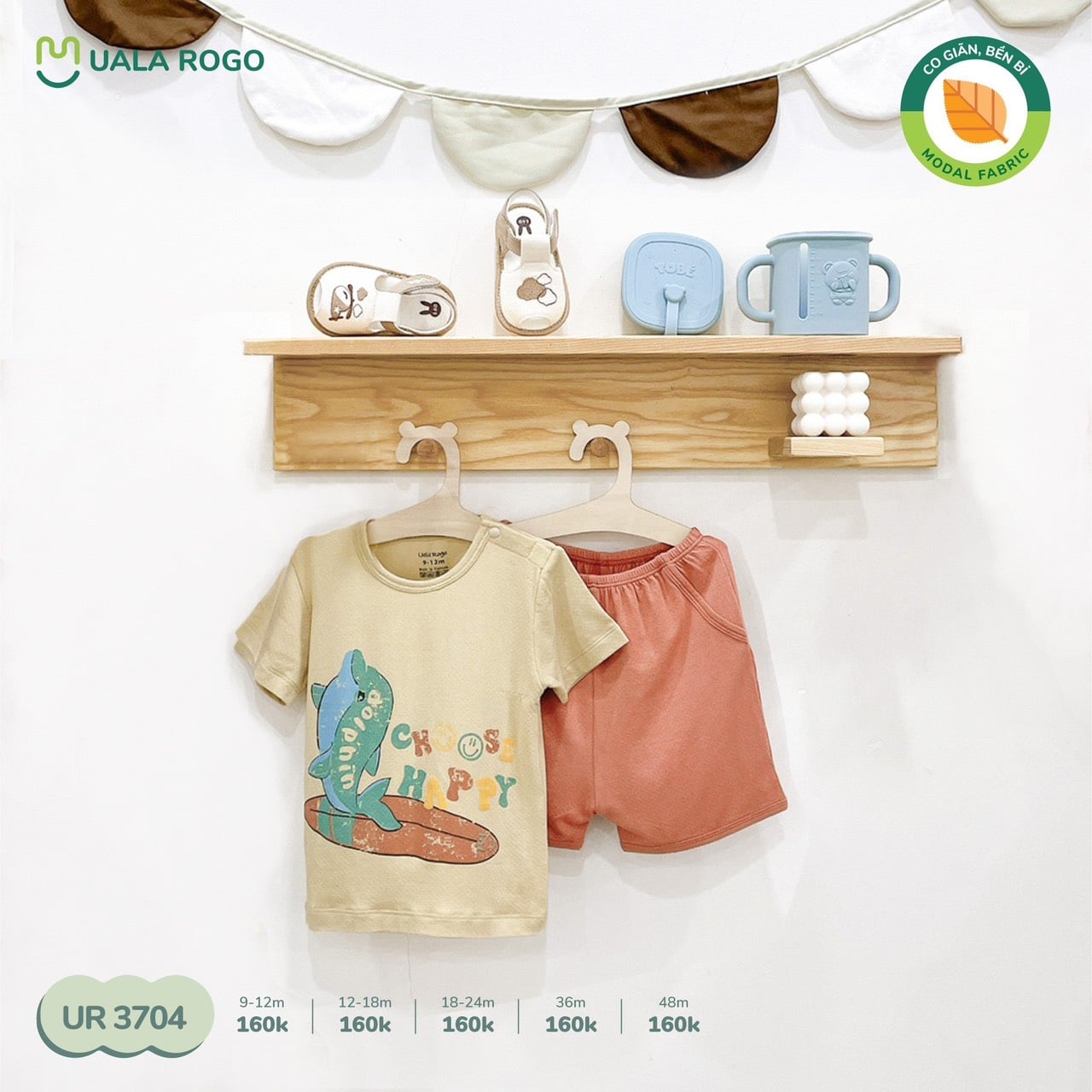Bộ Cộc Uala Rogo Ur3704 – Bé Yêu Shop