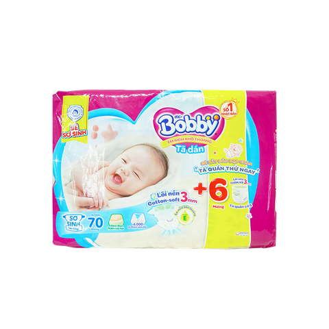 Tã Dán Bobby Nb 70M