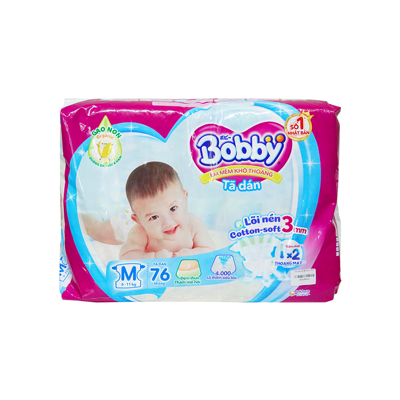 Tã Dán Bobby M 76M