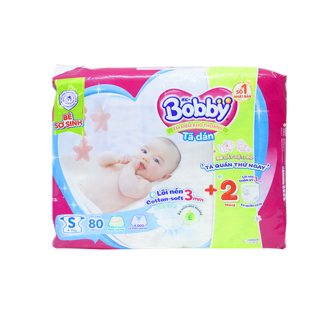 Tã Dán Bobby S 80M