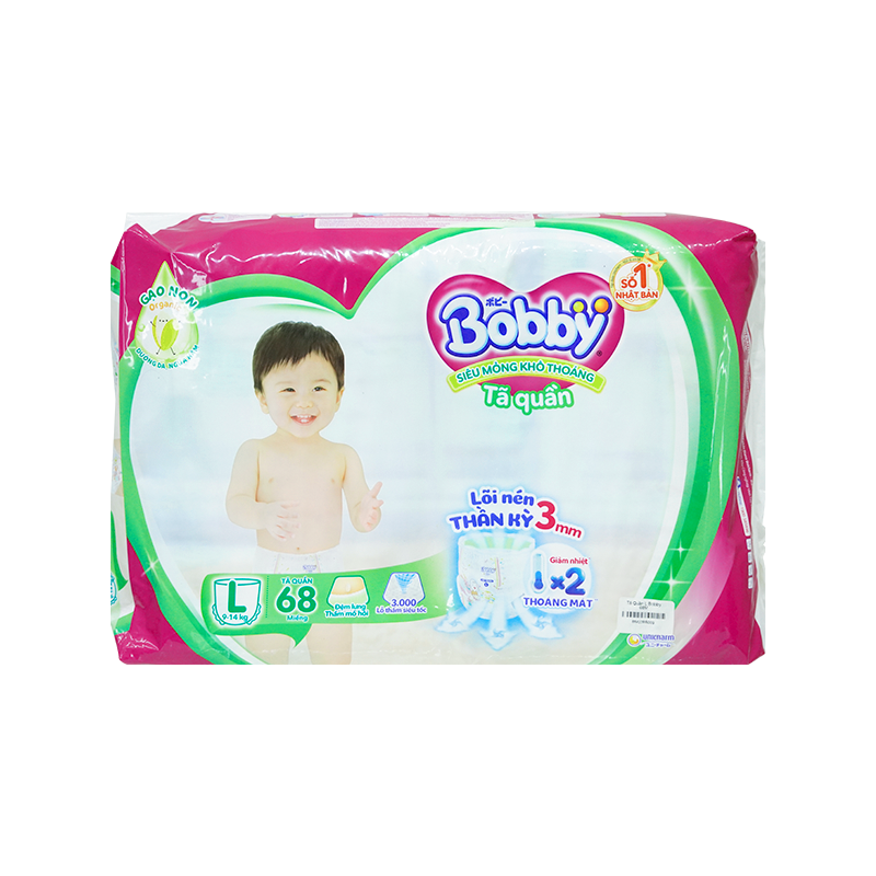Tã Quần Bobby L 68M
