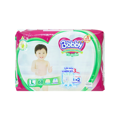 Tã Quần Bobby L 68M