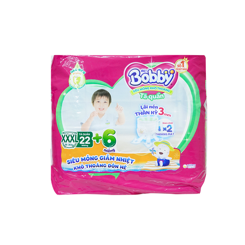 Tã Quần Bobby XXXL 22M