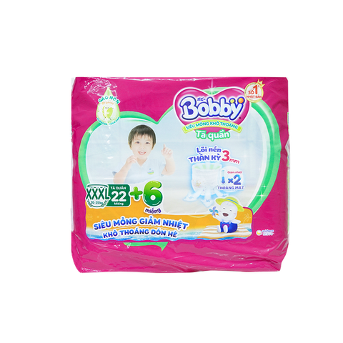 Tã Quần Bobby XXXL 22M