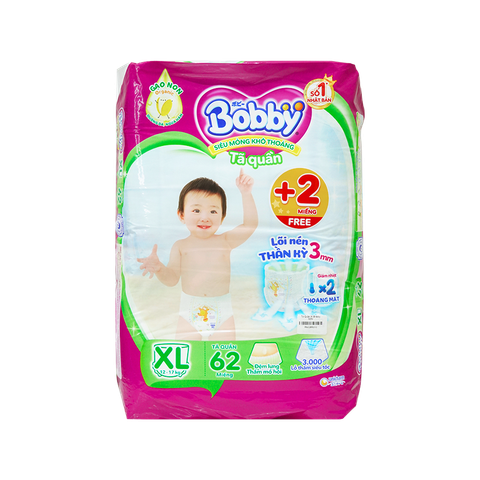 Tã Quần Xl Bobby 62M