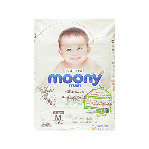 Tã Quần M Moony Natural 46M