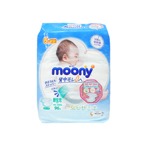 Tã Dán NB Moony Blue 90M