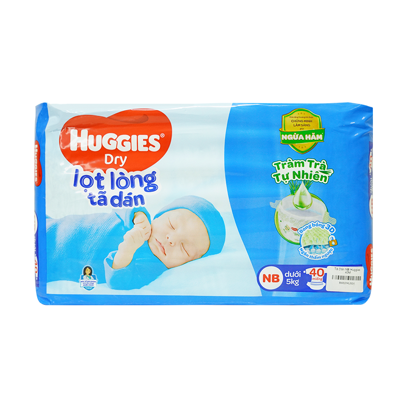 Tã Dán NB Huggies 38M