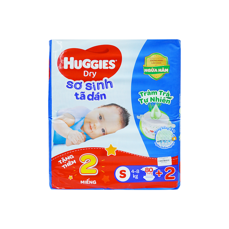 Tã Dán S Huggies 80M