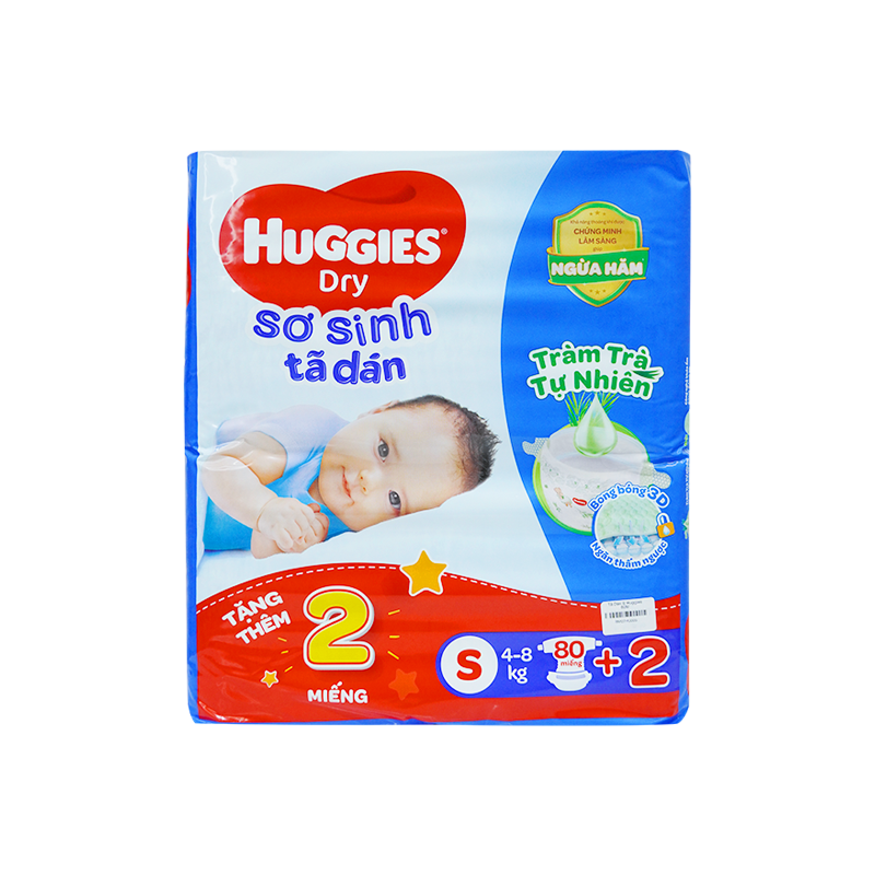 Tã Dán S Huggies 80M