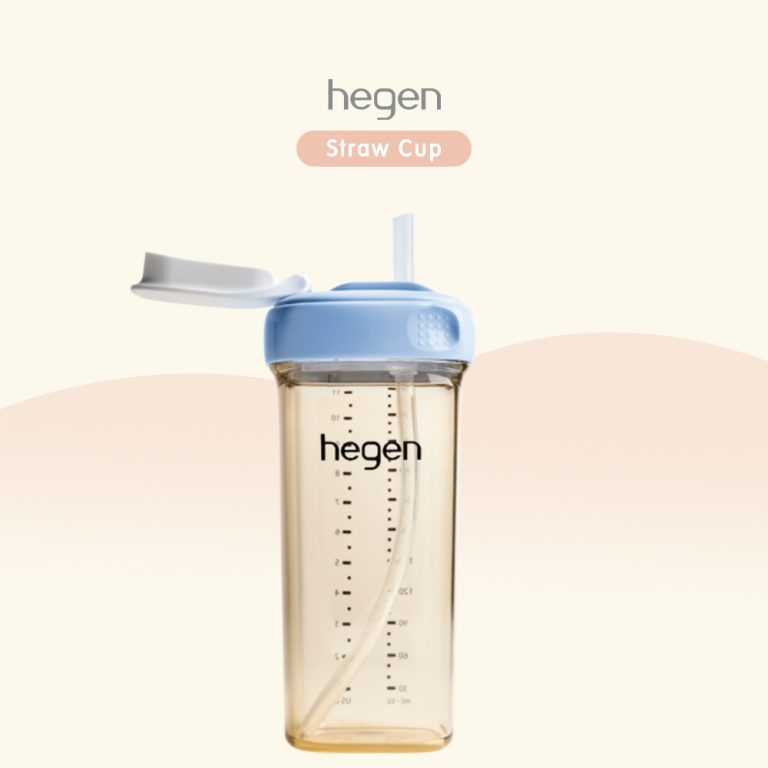 Bình Hegen PPSU Ống Hút Tập Uống Xanh Dương