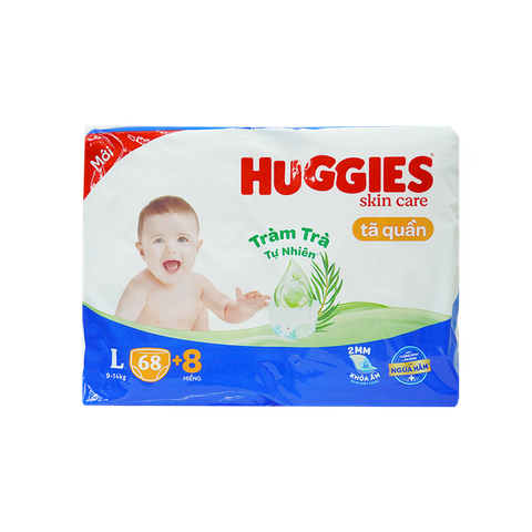 Tã Quần L Huggies 68M