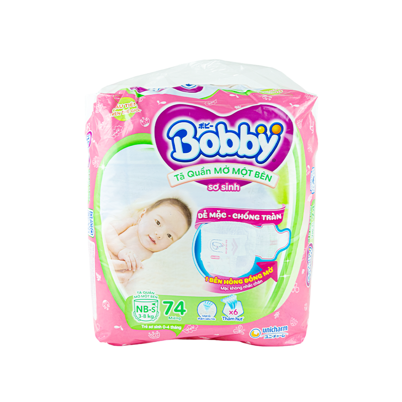 Tã Quần Bobby Mở 1 Bên NB-S74