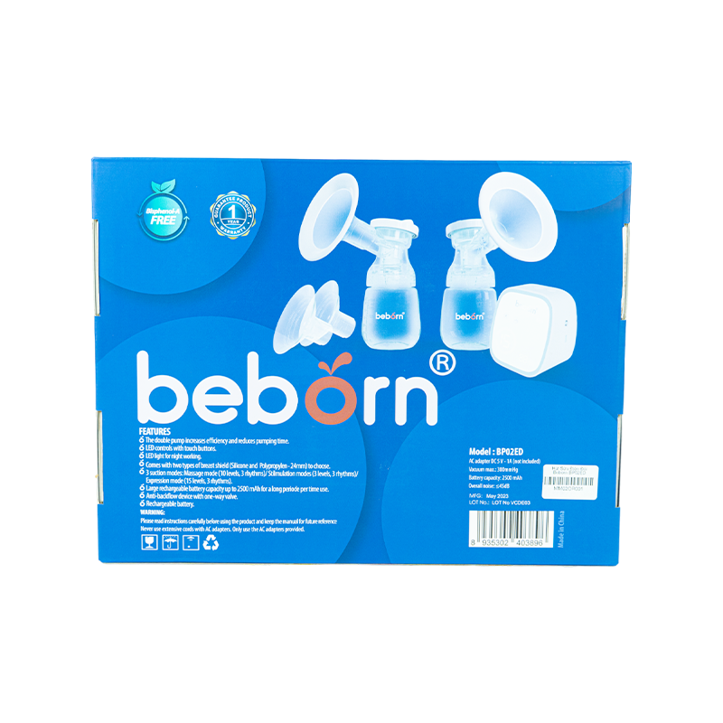 Hút Sữa Điện Đôi Beborn BP02ED