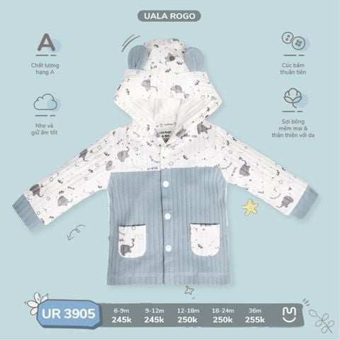 Áo Khoác Uala Rogo Sợi Bông Ur3905