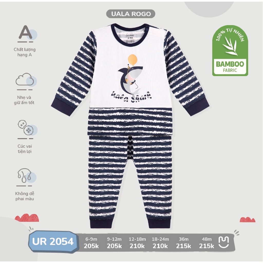 Bộ Dài Uala Rogo Sợi Tre Cài Vai UR2054