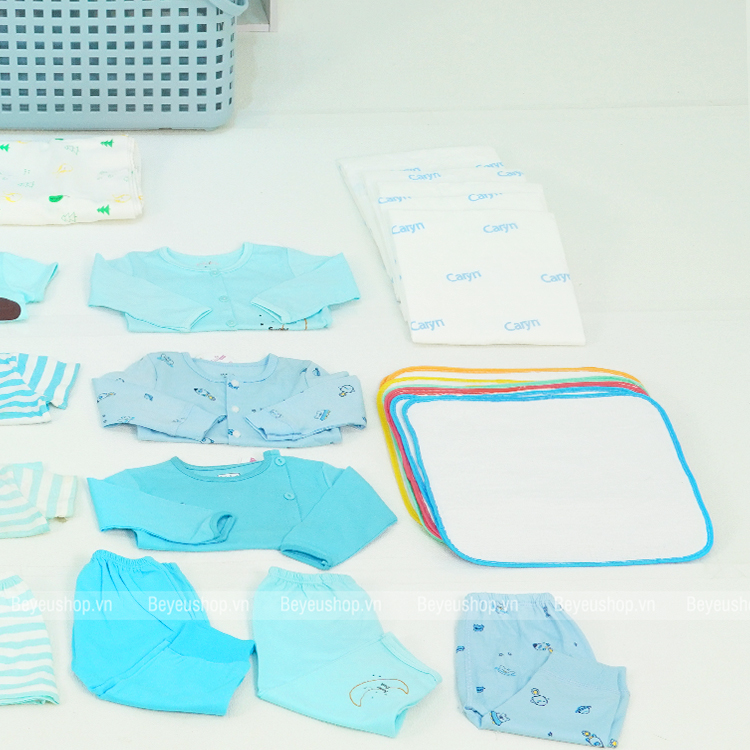 Combo Đi Sinh Xanh Dương Vuông Tròn