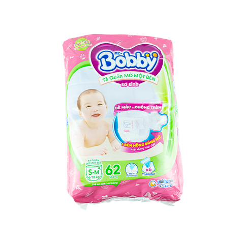 Tã Quần Bobby Mở 1 Bên S-M62