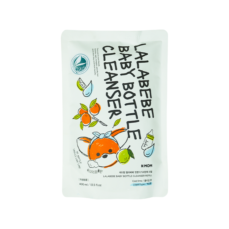 Túi Nước Rửa Bình K-Mom Gel Lalabebe Thuần Chay