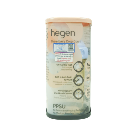 Bình Sữa Hegen PPSU 240ML Xanh