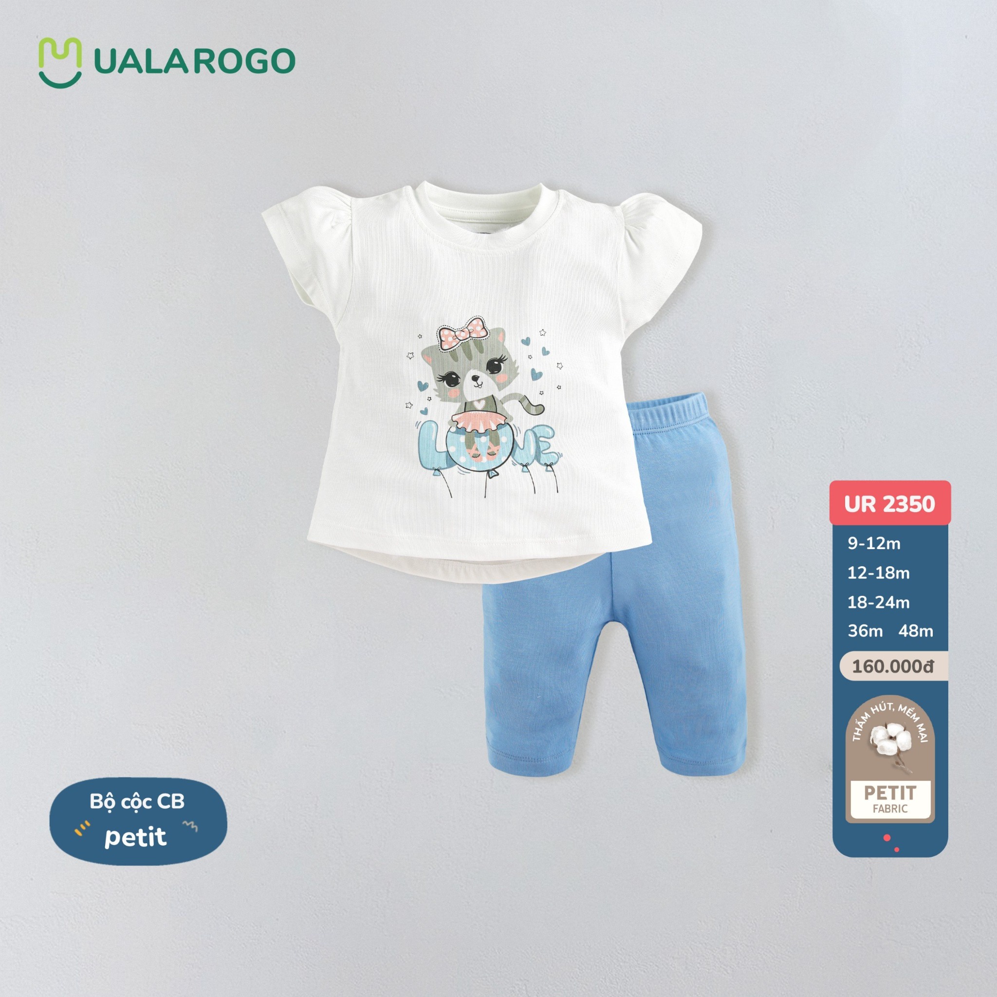 Bộ Cộc Uala HT Mèo UR2350