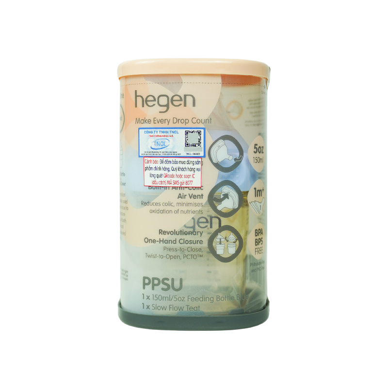 Bình Sữa Hegen PPSU 150ML Xanh