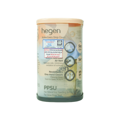 Bình Sữa Hegen PPSU 150ML Xanh