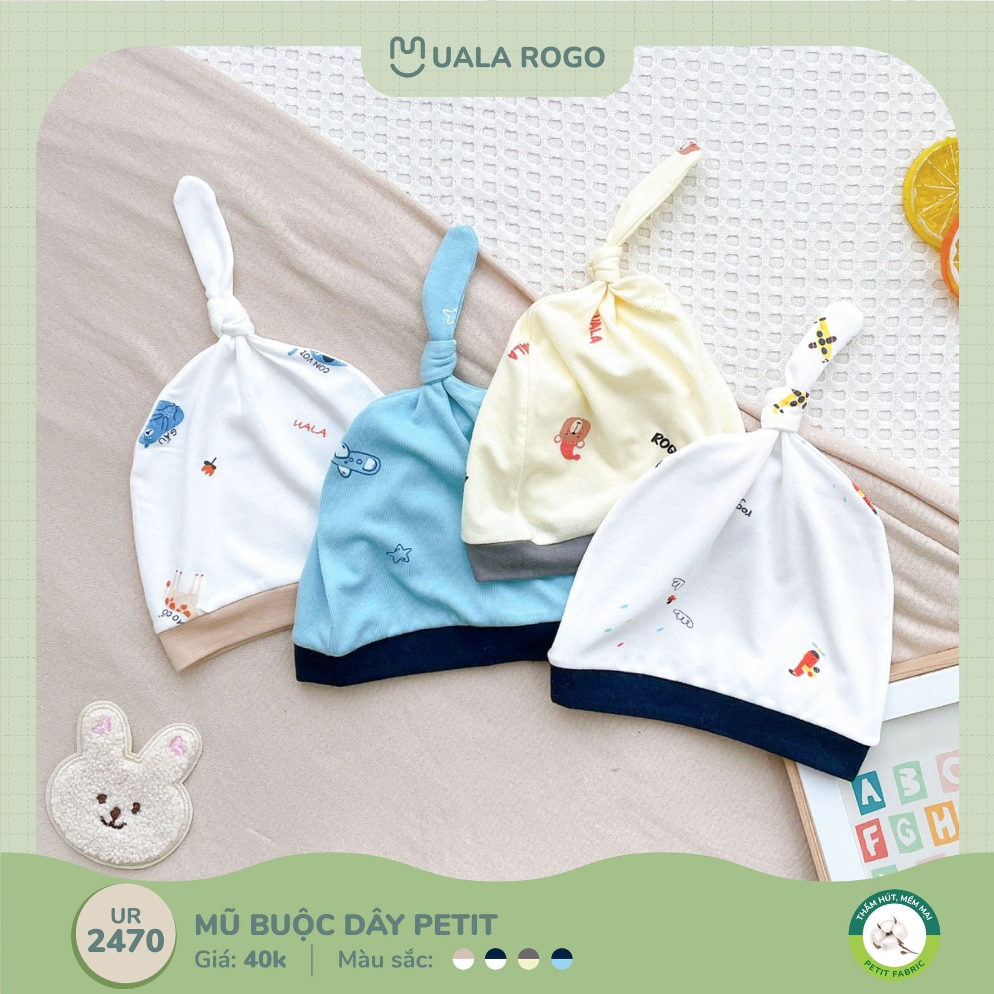 Nón Uala Rogo Buộc Dây Ur2470