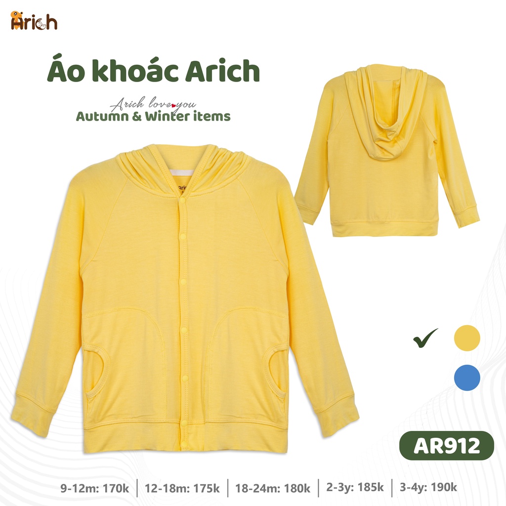 Áo Khoác Arich Sợi Tre Ar256