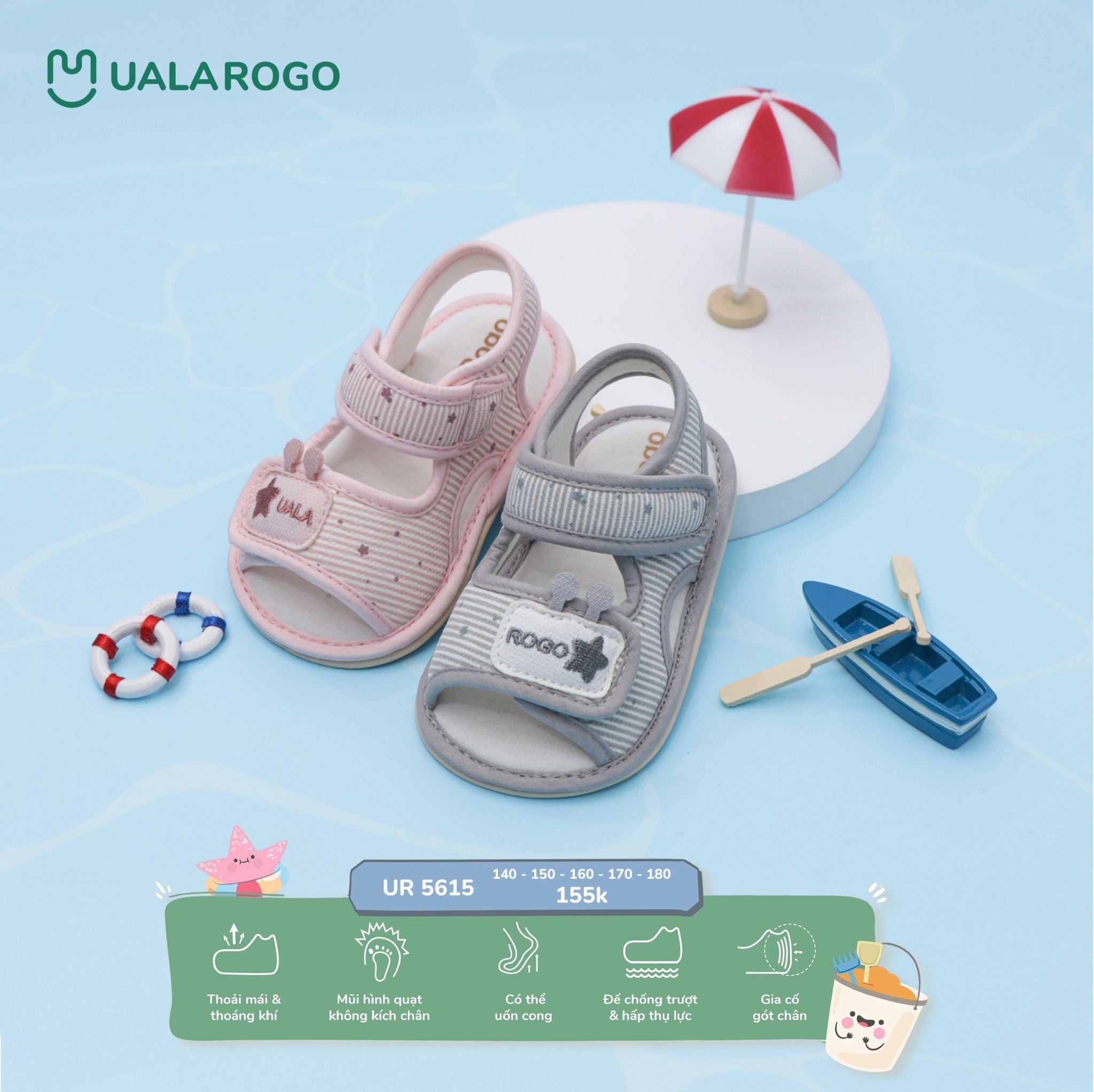 Giày Uala Tập Đi Ur5615