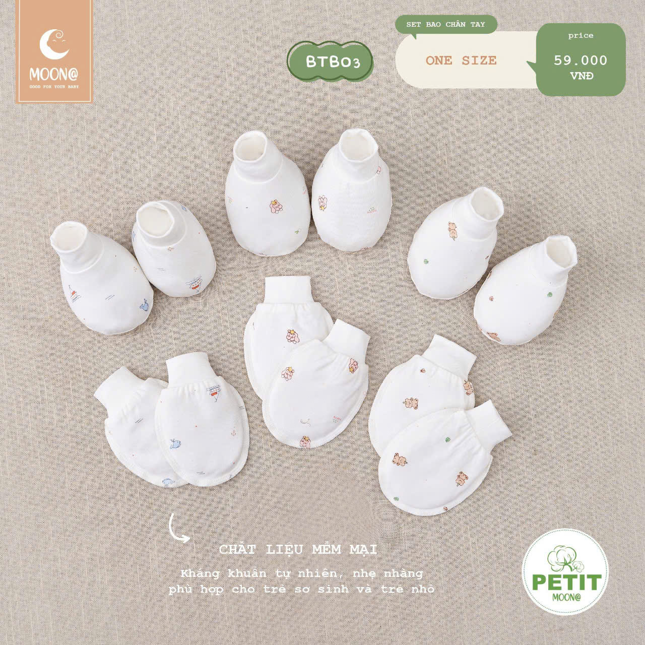 Bao Tay Chân Moon BTB03