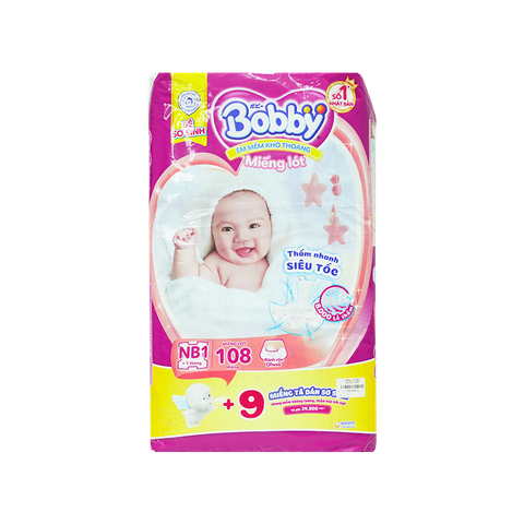 Miếng Lót Sơ Sinh Bobby 108M