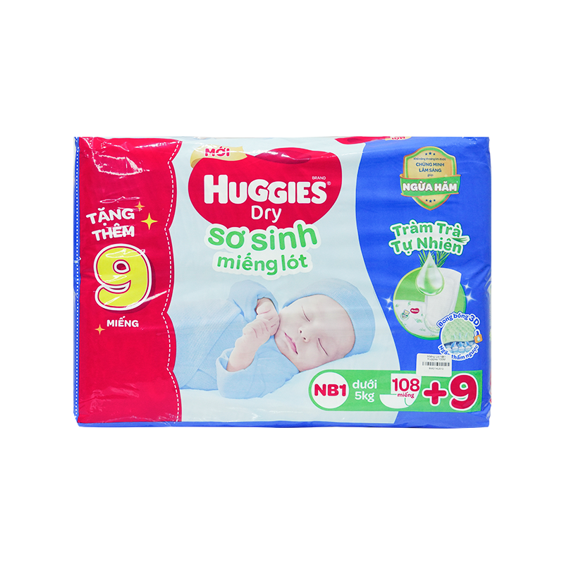 Miếng Lót NB1 Huggies 100M