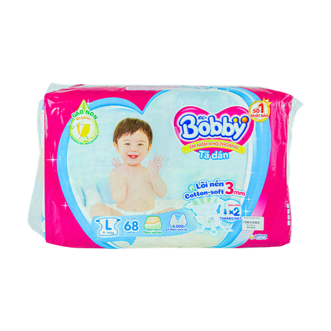 Tã Dán L Bobby 68M