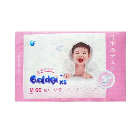 Tã Dán Goldgi X5  M 66M