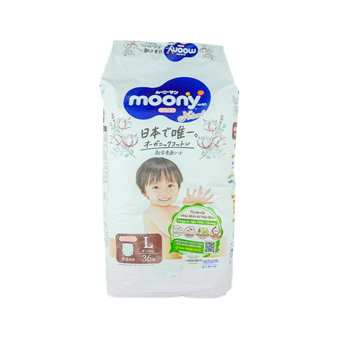 Tã Quần Xl Moony Natural 32M