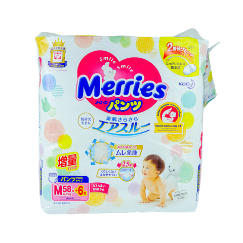 Tã Quần M Merries 52M