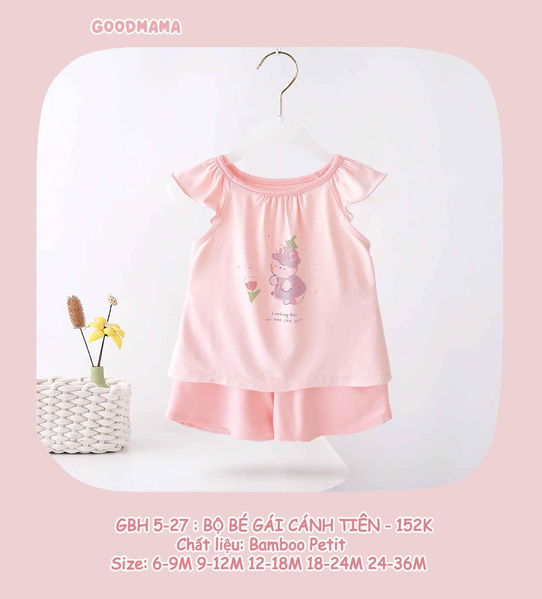 Bộ Cộc Goodmama Cánh Tiên