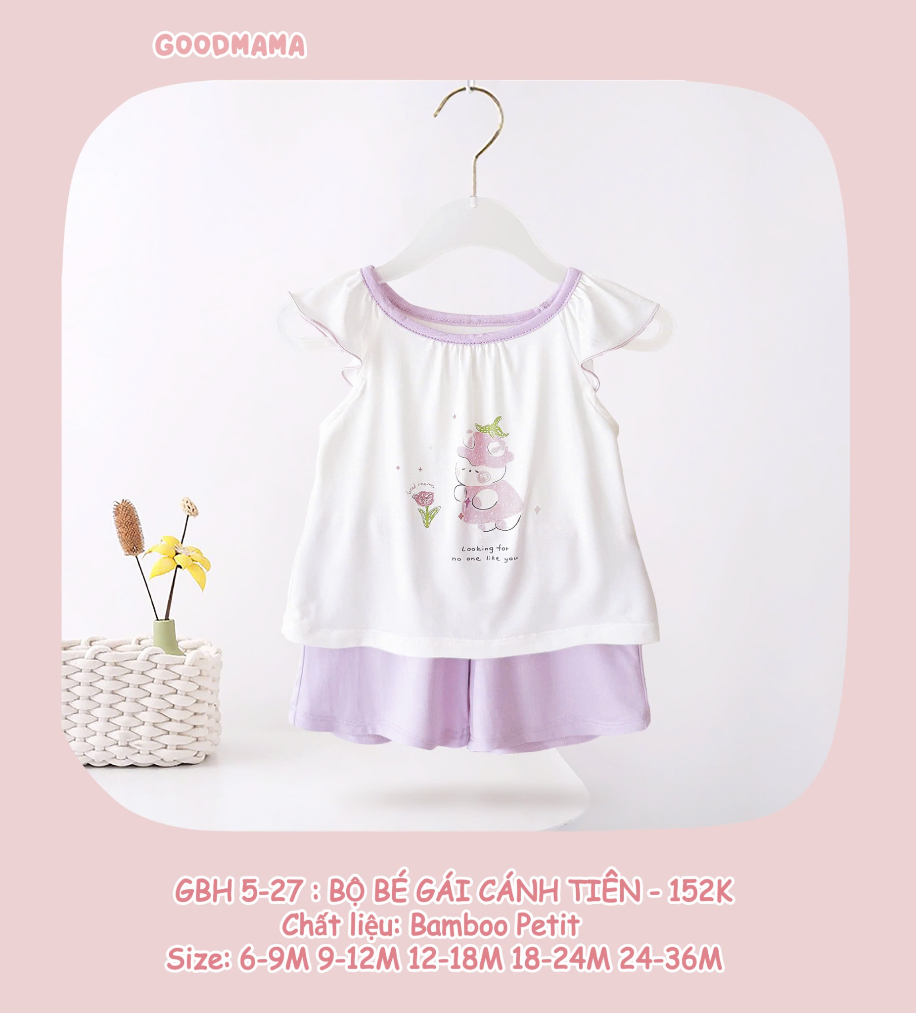 Bộ Cộc Goodmama Cánh Tiên