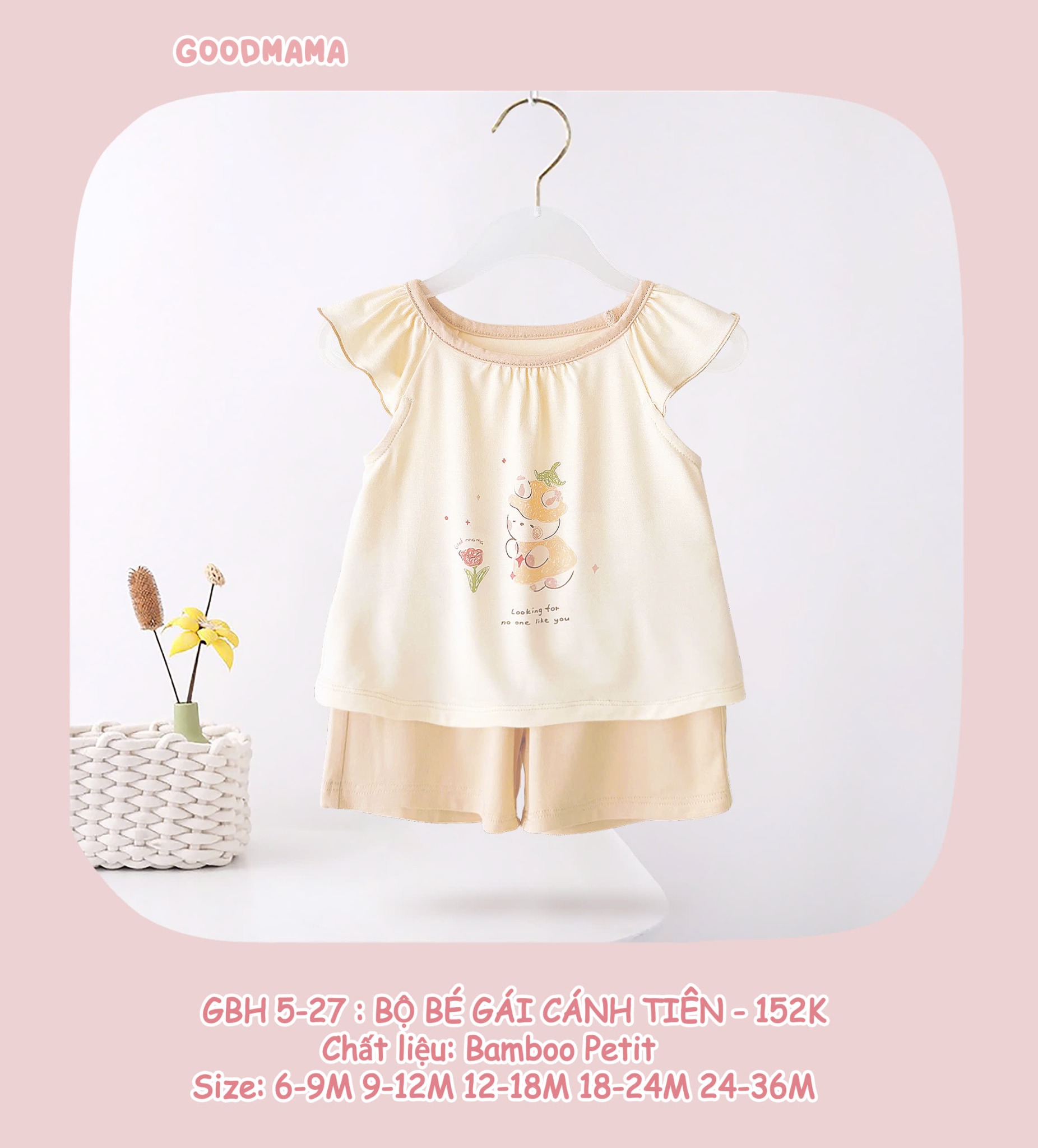 Bộ Cộc Goodmama Cánh Tiên