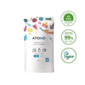 Túi Nước Rửa Bình Atono2 Thuần Chay Không Hương 480Gr