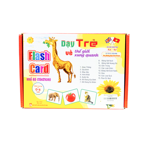 Đồ Chơi Thông Minh OT Flashcard Thế Giới Xung Quanh