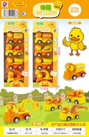 Đồ Chơi OT Set 4 Xe Vịt