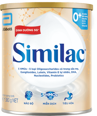Sữa Bột Similac Dinh Dưỡng 5G 0+ 380G
