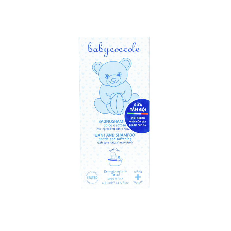 Tắm Gội Babycoccole Hoa Sen 400ML