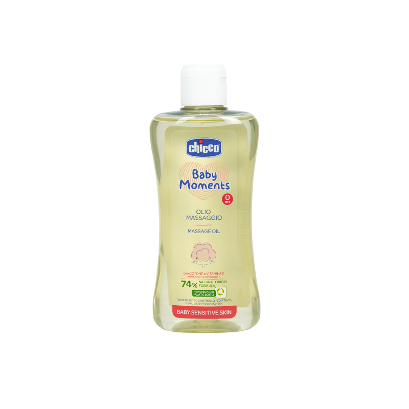 Dầu Massage Chicco Hạt Bông 200ML