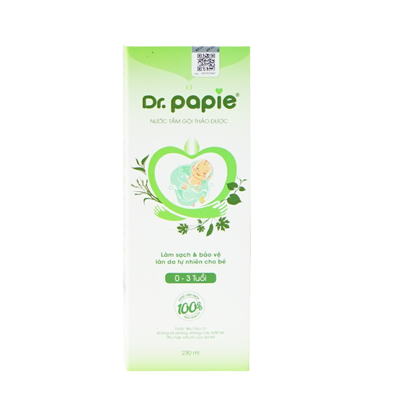 Tắm Gội Dr.Papie Thảo Dược 230ML