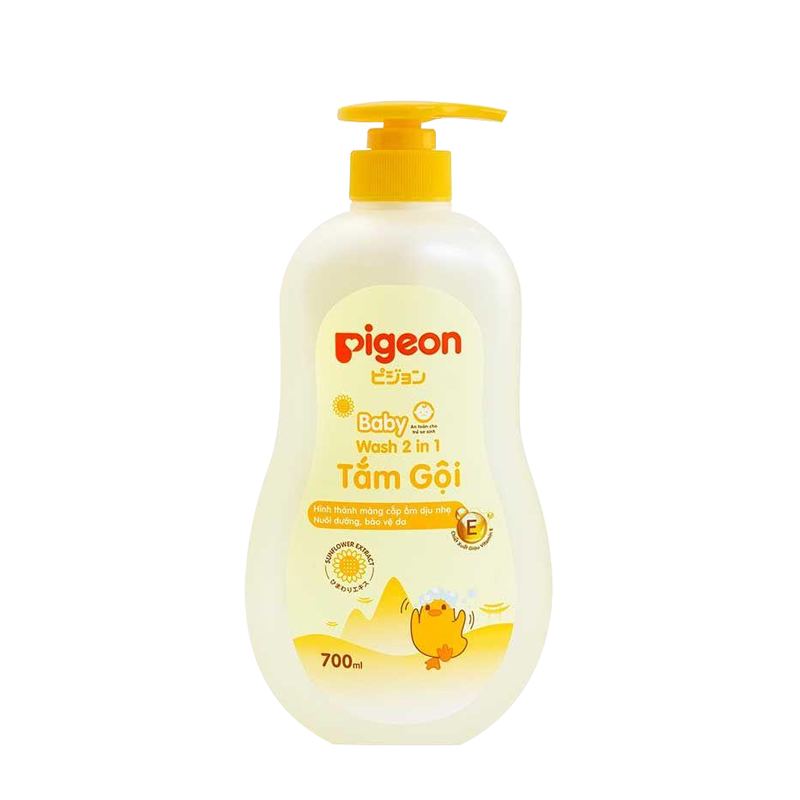 Tắm Gội Pigeon Hoa Hướng Dương 700ML